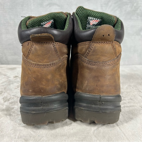 Red Wing BOA King Toe 6" Mens 11.5 EE Brown Leather Steel Toe Work Boots 2298 - Picture 4 of 8